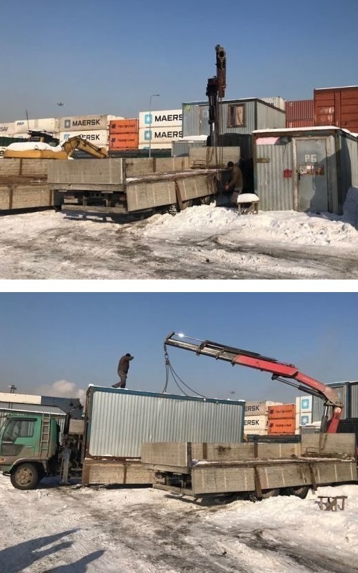 фото транспортировка грузов манипулятором