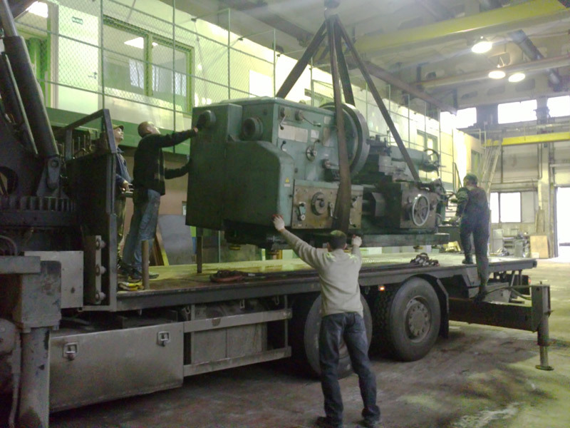 фото перевозка станков манипулятором
