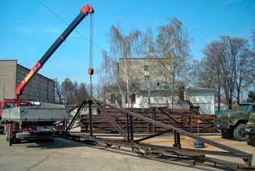 фото перевозка металлоконструкций манипулятором