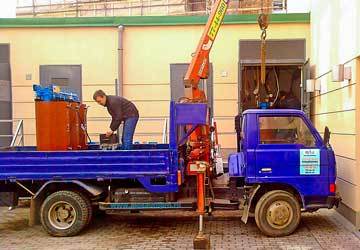 фото перевозка трансформатора манипулятором